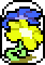 Blue moved in the same jar as Yellow, after Susie and Kris put the former's over Flowery