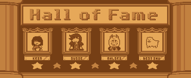 File:Hall of Fame overworld unused.png - The Deltarune Wiki