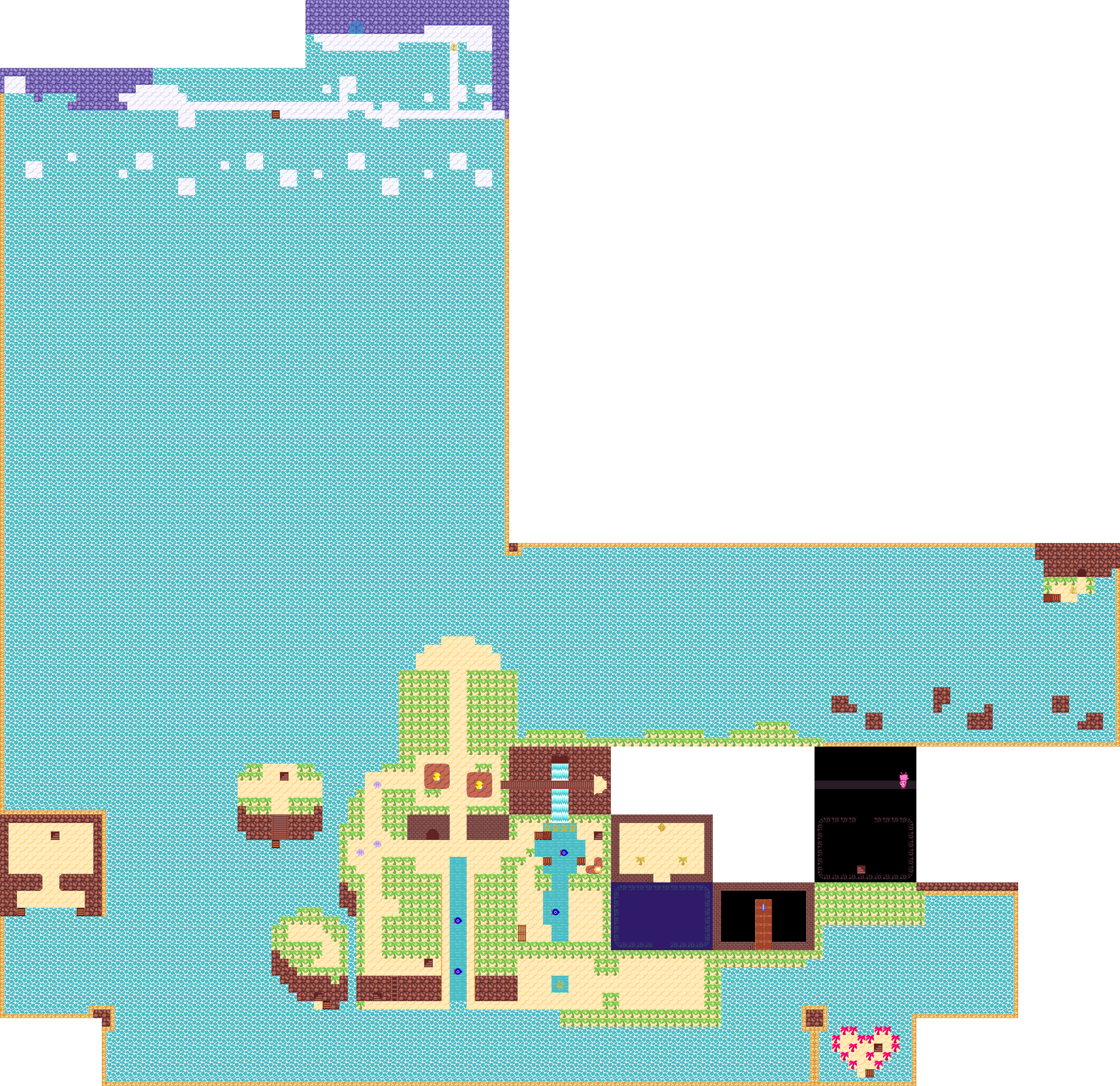 File:Island Board (Original Game) map.png - The Deltarune Wiki