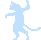 Mike cat overworld dance blue.gif