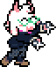 Ralsei's Japanese school uniforms from the "Flirt"-based ACTs versus Pink
