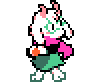 Ralsei using his fire magic