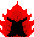 The Shadow Mantle holder covered in flames when charging at HERO_SWORD