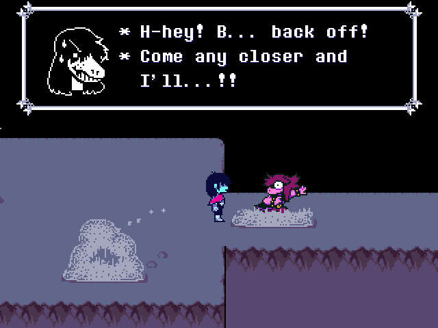 File:Susie screenshot hiding.png - The Deltarune Wiki