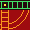 An unused corner track