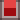 An unused red switch