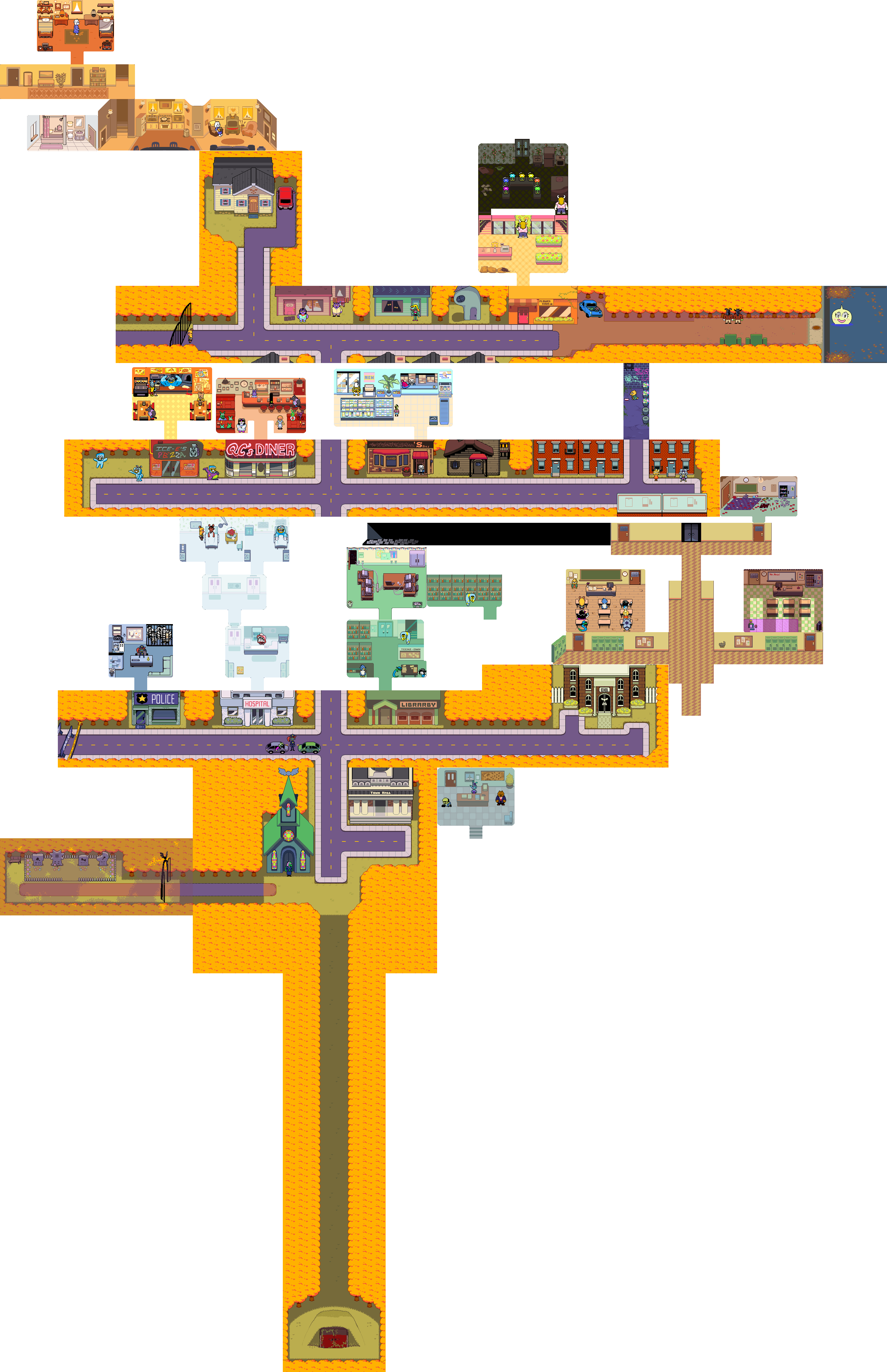 File:Hometown map.png - The Deltarune Wiki