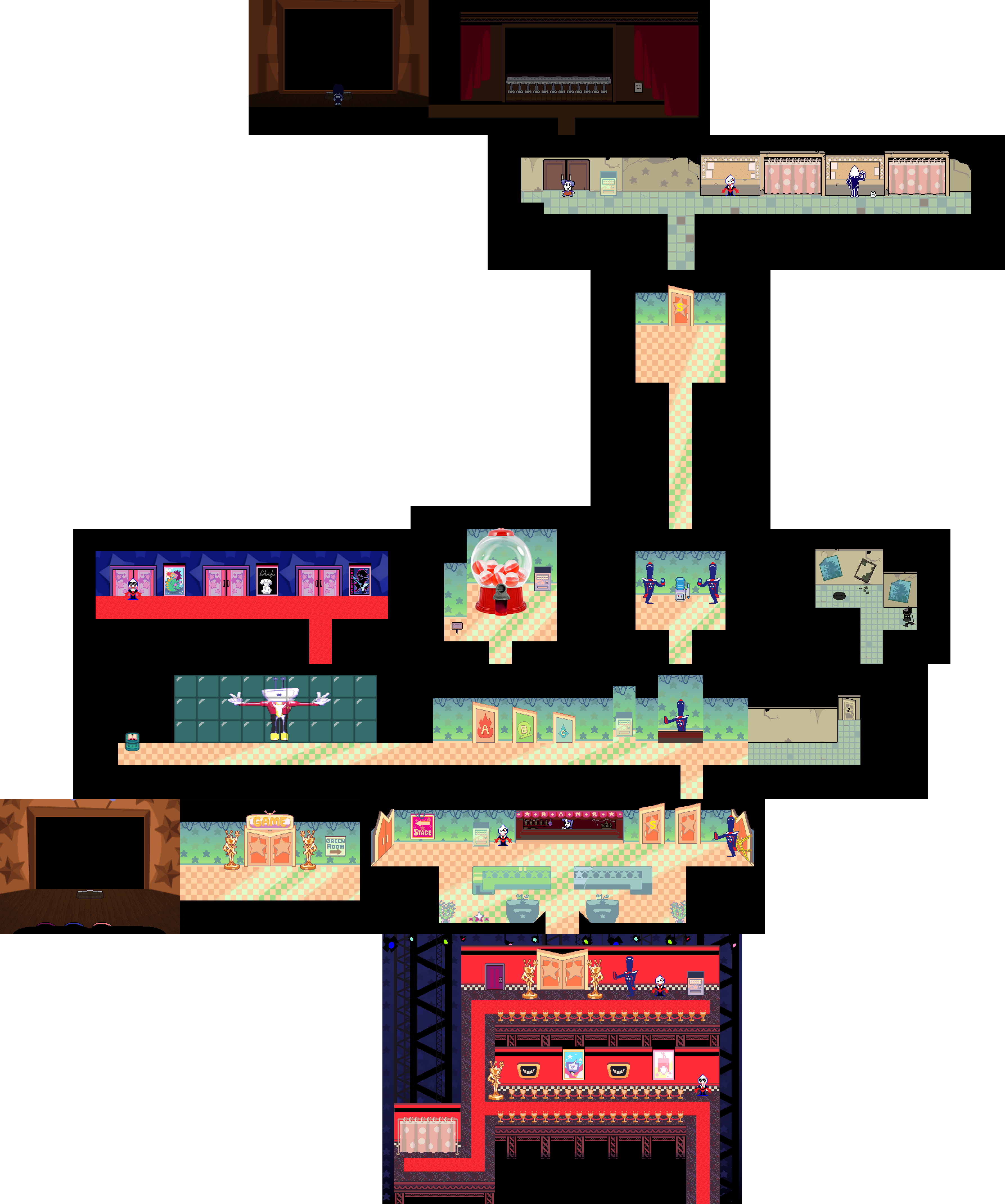 File Green Room Map png The Deltarune Wiki