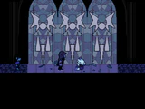 The Delta Rune depicted on the window after defeating the Sound of Justice