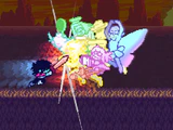 Kris and the 7 Colored Flowers in a duel