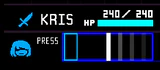 An example of the increased window for a Critical Hit when equipped with the AquaKnife