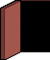 Asgore peering out of the doorway to Flower King