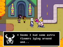 Asgore screenshot bouquet.png