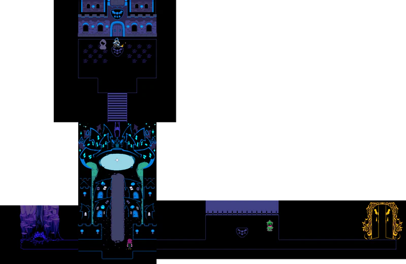 File:Castle Town map Chapter 1.png - The Deltarune Wiki