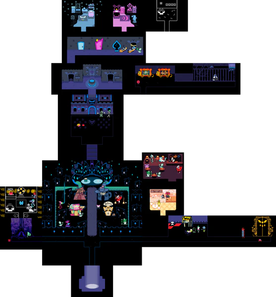 File:Castle Town map Chapter 2 end.png - The Deltarune Wiki