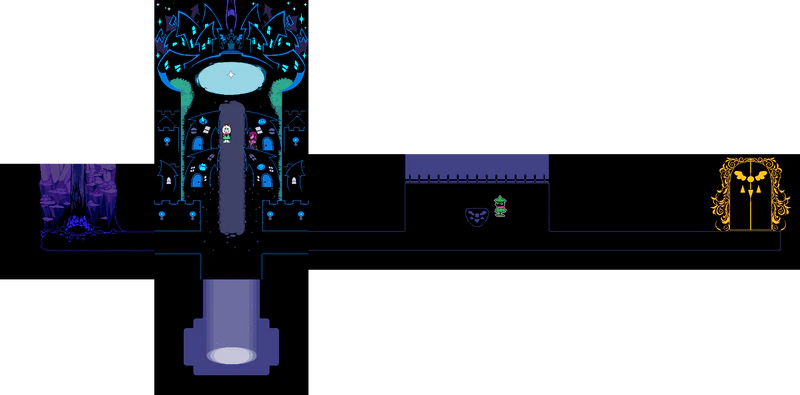 File:Castle Town map Chapter 2 initial.png - The Deltarune Wiki