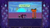 Dynamic Border for the Cliffs, lit by the cyan sun