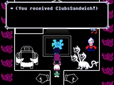 Obtaining a ClubsSandwich at the Party Dojo
