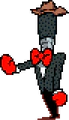 Cowboy Hat Mike's revamped overworld sprite