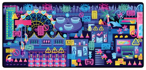 Cyber City Desk Mat merch.png