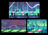 Design layouts of Cyber Field by Gigi D.G.
