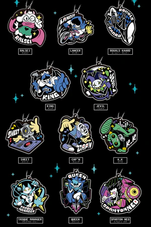 DELTARUNE Capsule Rubber Mascot merch.png