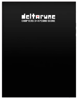 DELTARUNE Chapters 3+4 Piano Score Book merch.png