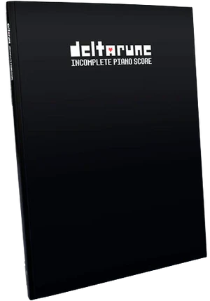 DELTARUNE Incomplete Piano Score Book merch.png