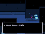 Obtaining 20 D$ from a trash can in Cyber City