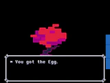 Kris obtaining an Egg in Cyber City's tree room in Chapter 2