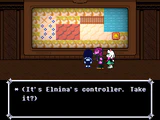 Obtaining Elnina's controller from a video game console