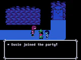 The Delta Rune on a door in the Forest