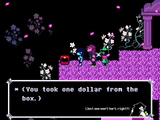 Obtaining 1 F$ from a treasure chest in the Garden