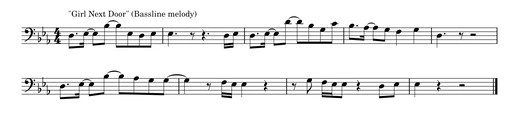 Girl Next Door leitmotif bassline.png