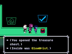 GlowWrist and blue checkmark item.png