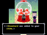 Obtaining a Glowshard from the ball machine