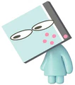 Icon Man sticker from the Deltarune NPC Sticker Sheet on Fangamer