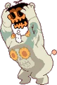 Jackenstein lifting his mask to reveal his real face