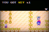 Obtaining a key in the Desert Board