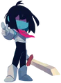 Temmie Chang's artwork of Kris from March 2019's Weekly Famitsu Magazine issue