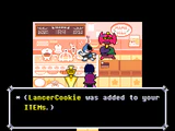Receiving a LancerCookie in Chapter 4