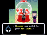 Obtaining a Lancer from the ball machine