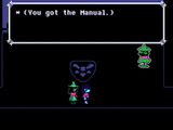 Receiving the Manual from Ralsei