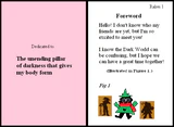 Page 0 and 1 of the Manual (unused)