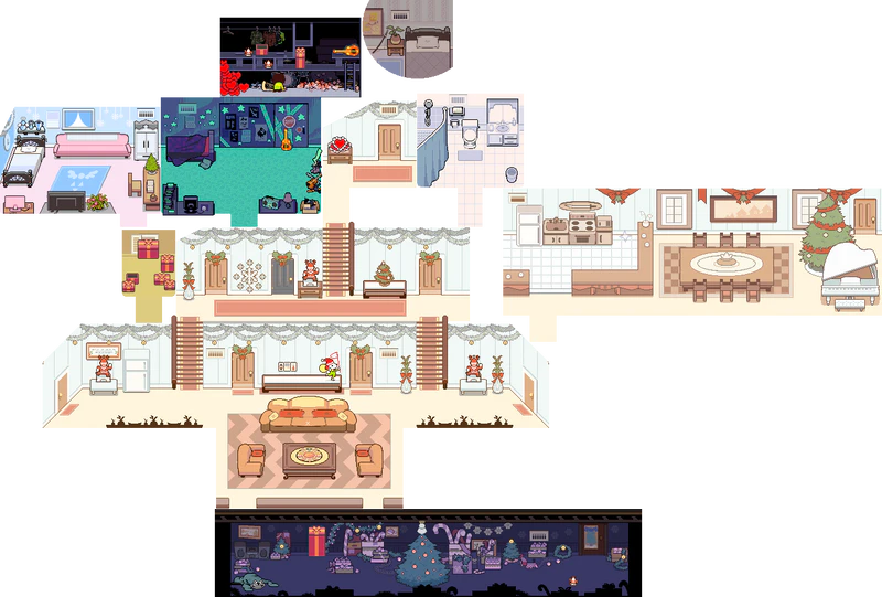 File:Noelle's House map.png - The Deltarune Wiki