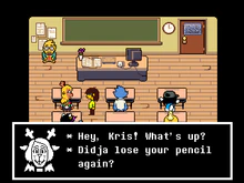Noelle screenshot greeting Kris.png