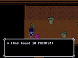 Obtaining 10 POINTs from a trash can