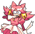 Pink's shocked dialogue portrait