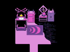 Ralsei's castle location Susie's room.png