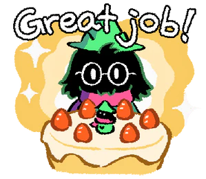 Ralsei artwork LINE sticker.png